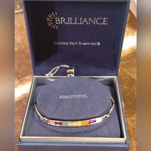 Brilliance "Beautiful" Multicolor Crystal Bracelet